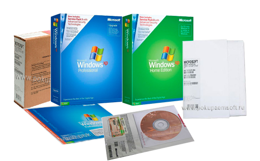 pokupaemsoft.ru, Покупаем операционные системы Windows XP, только новые комплекты
